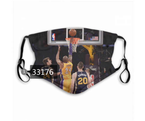2021 NBA Los Angeles Lakers 24 kobe bryant 33176 Dust mask with filter